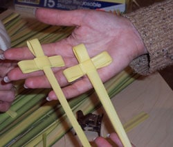 Palm crosses.  DIANA MAVUNDUSE