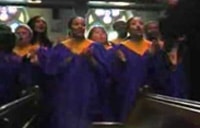 The People's Gospel Choir of Montreal demonstrates order and chaos in an online video 