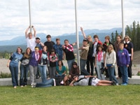 Participants at the Canadian Lutheran Youth Gathering in Whitehorse, Yukon. 
