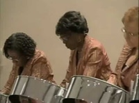 Still from an Amazing Grace video by Gems and Friends, a steel drum band from Toronto, Ont. 