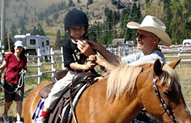 Ranch House kids enjoy a day of horseback riding