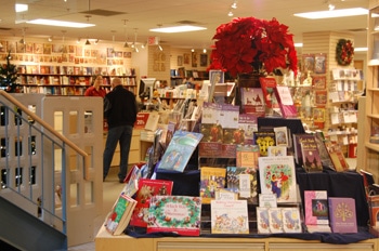 The Christmas displays are up at the Anglican Book Centre, 80 Hayden Street, Toronto. 
