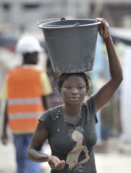 The ACT Alliance is setting up water systems to supply thousands of Haitian families. PHOTO BY PAUL JEFFREY/ACT.
