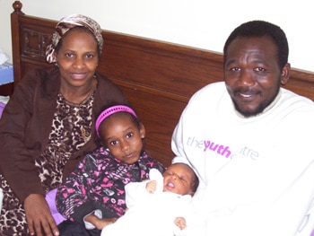 In early 2009, Amina (Ethiopia), Khalil (Sudan), and their children were welcomed by St. Hilda's/St. Luke's in St. Thomas, Ont. PWRDF