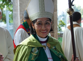 Bishop Griselda Delgado del Carpio is the first woman to serve as diocesan bishop of the Iglesia Episcopal de Cuba.  ALI SYMONS / GENERAL SYNOD COMMUNICATIONS