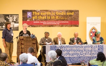 The Anglican Church of Canada co-sponsored the Ecumenical Conference on Mining, held May 1 to 3 in Toronto. SIMON CHAMBERS / PWRDF