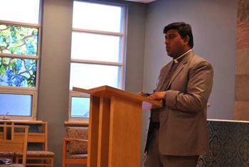 The Rev. Rana Youab Khan is the International Interfaith Dialogues Assistant to the Archbishop of Canterbury and to the Anglican Communion. MARITES N. SISON/ANGLICAN JOURNAL