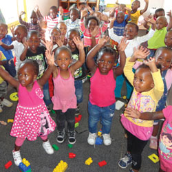 The John Wesley Centre, a PWRDF project in South Africa, cares for children whose parents have died of HIV/AIDS.