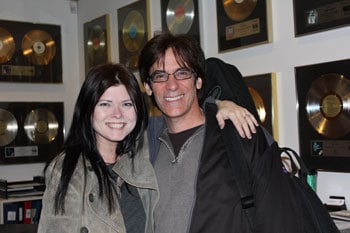 Jaylene Johnson and Jim Kimball at Blue Wave Studios in Vancouver, March 2012. LISA BARRY, ANGLICAN VIDEO