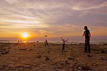 Daniel Brandsma's snapshot of a family Frisbee game is "brimming with life," said judges. DANIEL BRANDSMA