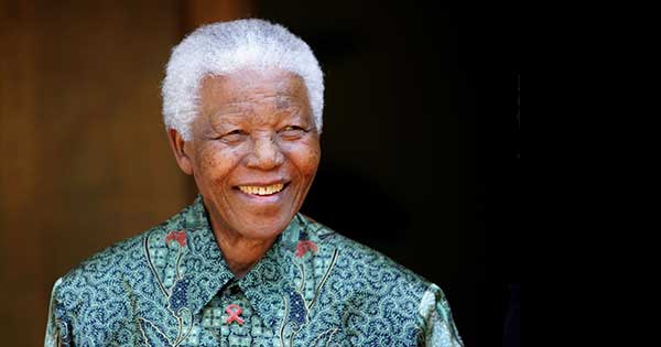 Nelson Mandela. PHOTO REUTERS/MIKE HUTCHINGS