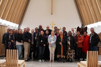 Participants in the November 2013 Anglican Indigenous Network meeting in Churchill, Aotearoa/New Zealand. PHOTO: LLOYD ASHTON
