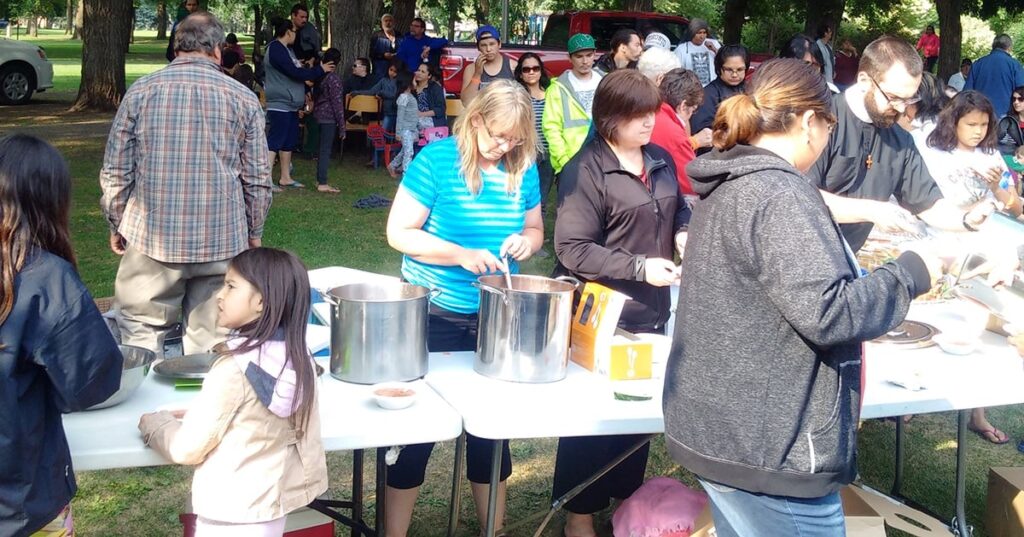 Anglicans help evacuees FB image