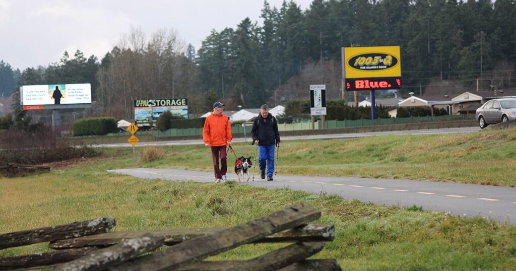 Bishop Logan training walk FB