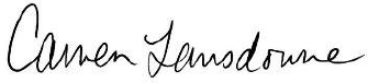 [signed The Right Rev. Dr. Carmen Lansdowne]