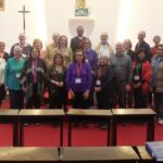 Council of General Synod members gather at the end of their closing Eucharist in the chapel of the Queen of Apostles Renewal Centre on March 9. Photo: Matthew Puddister