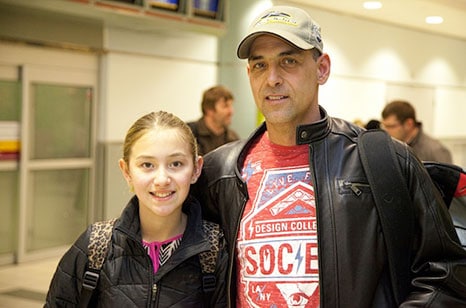 Hope Air has helped Grace, 11, and her father, Wade, travel from Stratford, PEI, to Ottawa, where she has received treatment for profound hearing loss since she was a toddler. Photo: Contributed
