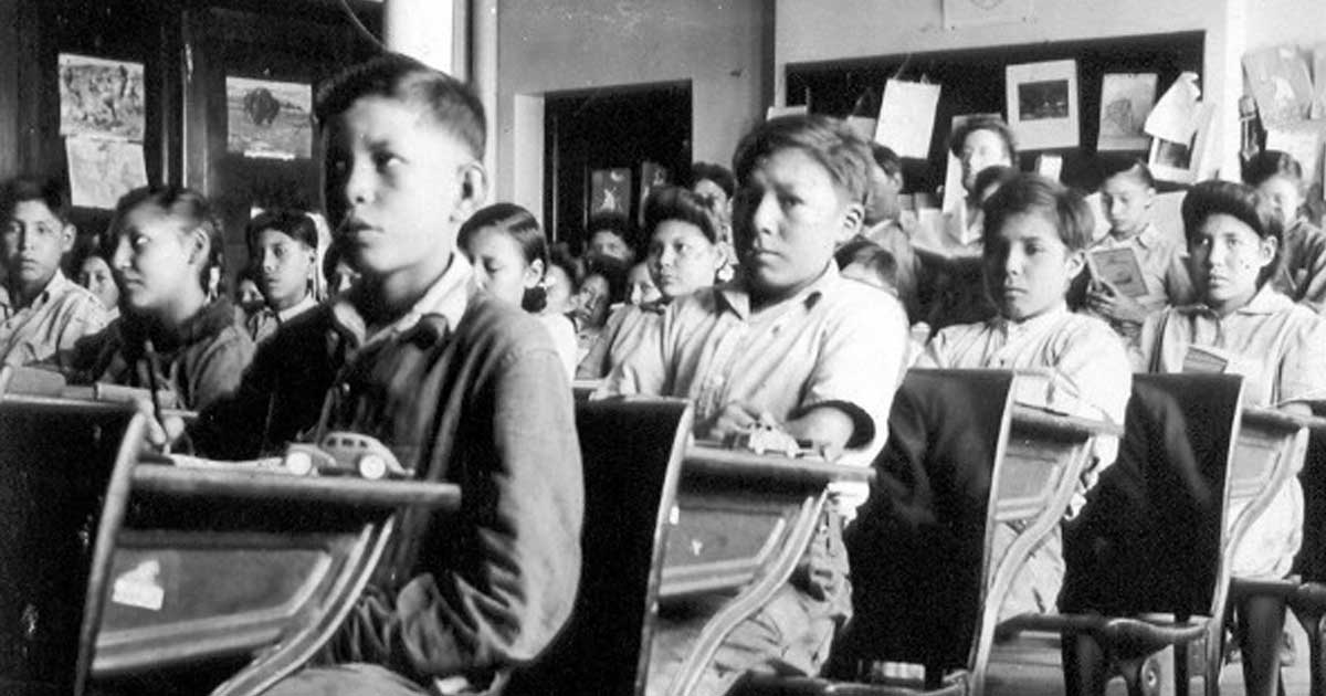 Old Sun Indian Residential School  (Gleichen, AB), P75-103 S7-184, 1945, General Synod Archives.