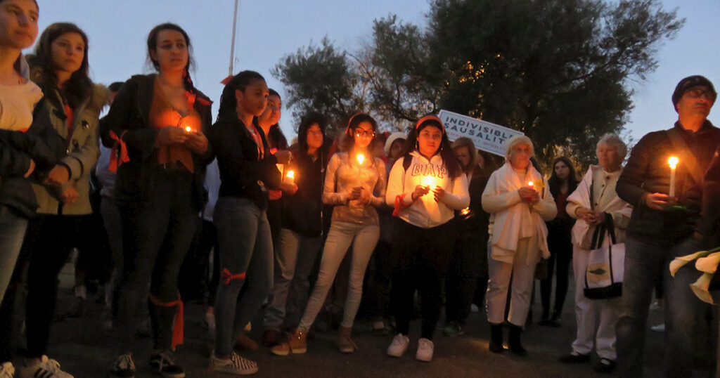 Tam High vigil for Parkland school shooting FB
