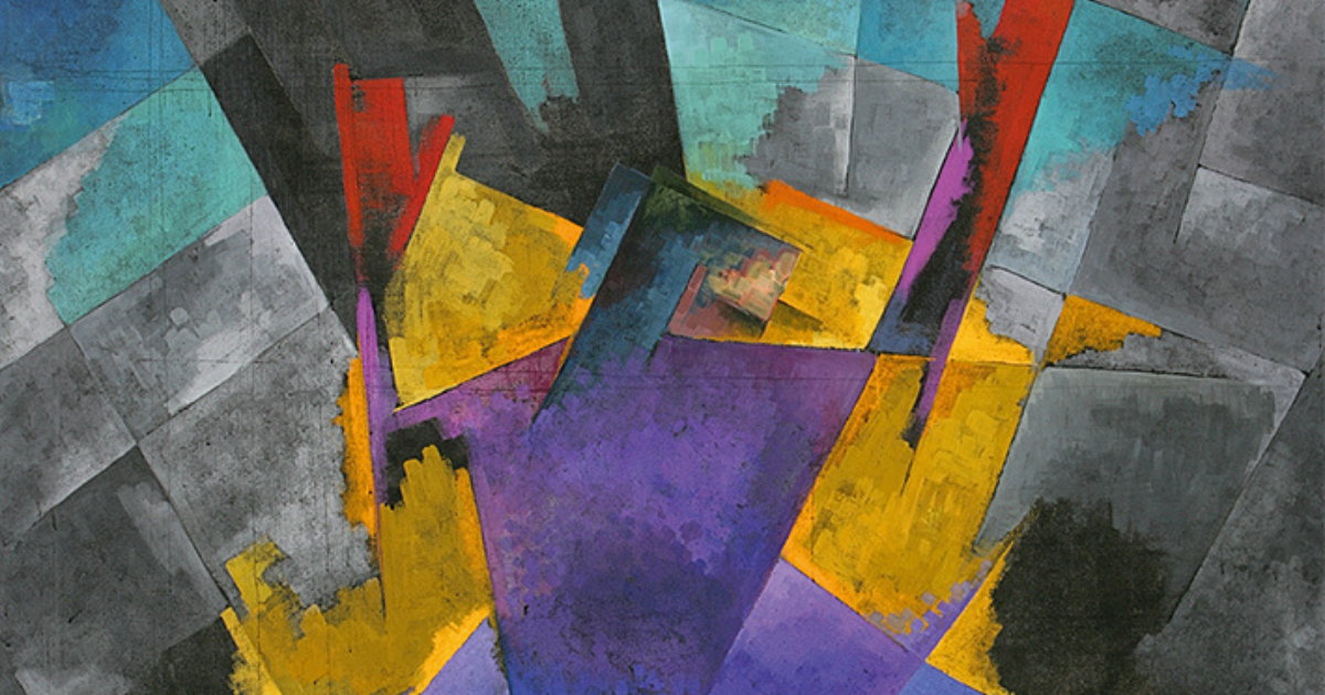 Detail from Moses in Front of the Burning Bush, by Stanisław Kubicki, 1933.