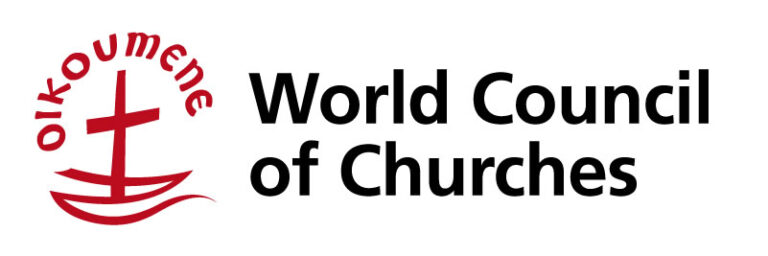 Text logo for the World Council of Churches, featuring bold typography.