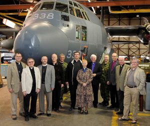 Local Anglican Clergy visit 17 Wing Winnipeg with Bishop Coffin and Bishop Phillips