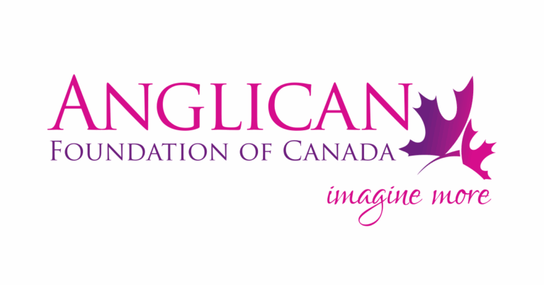 Logo of the Anglican Foundation of Canada, featuring bold pink text with the words "Anglican Foundation of Canada" and the tagline "imagine" in a cursive font.