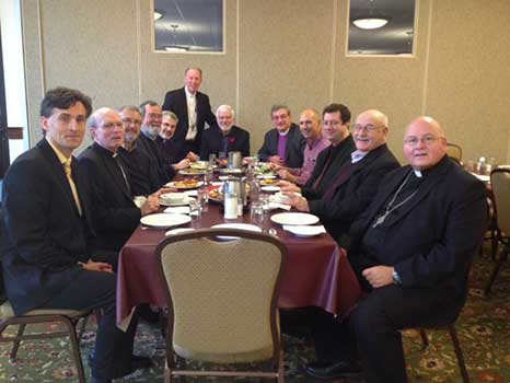 Members and staff of the Anglican-Roman Catholic Bishops’ Dialogue of Canada