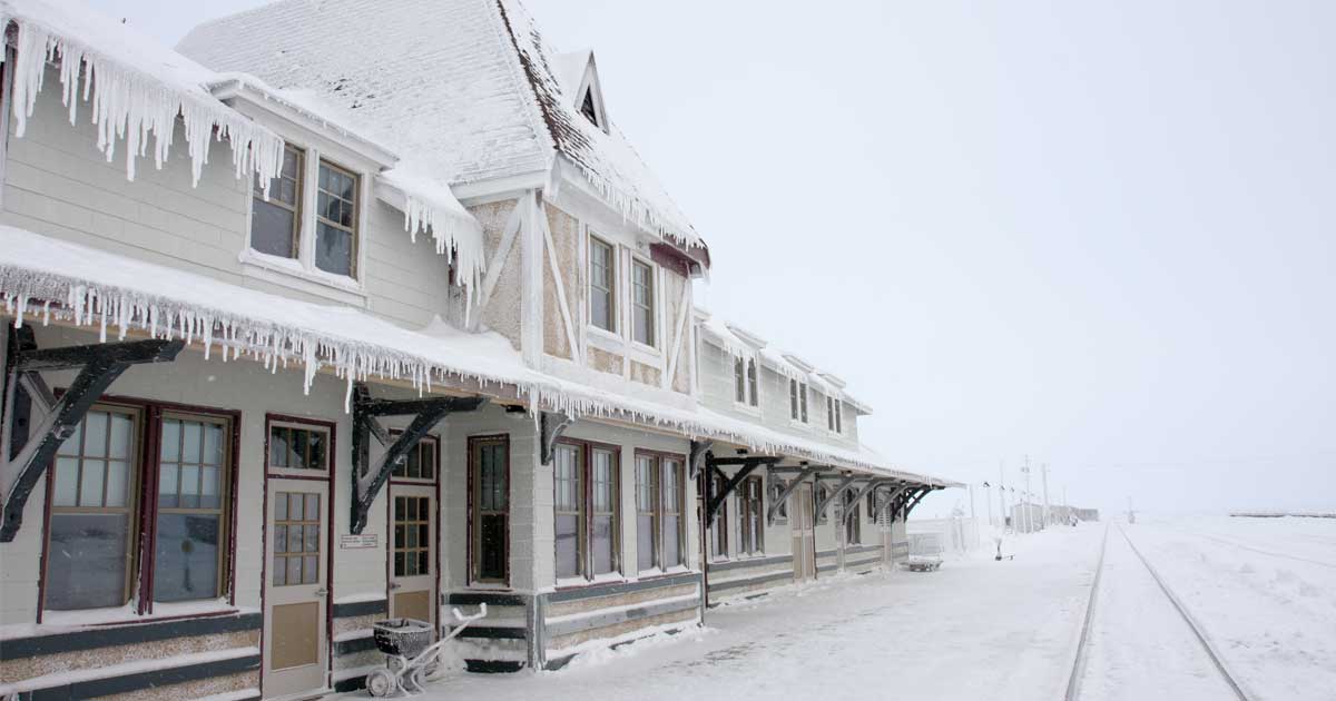 A train derailment seven months ago, near Churchill, Man., leaves a rural community isolated. The government and the company that runs the train have been squabbling in court. Little solution seems imminent.