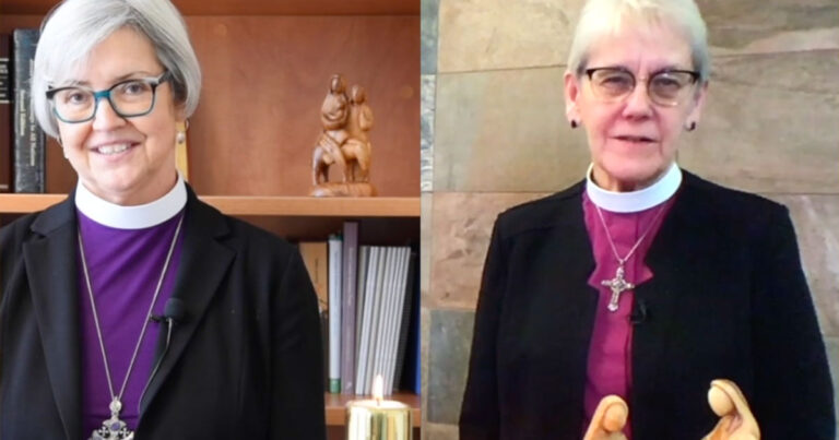 Photo of the ELCIC National Bishop and the Primate of the Anglican Church of Canada