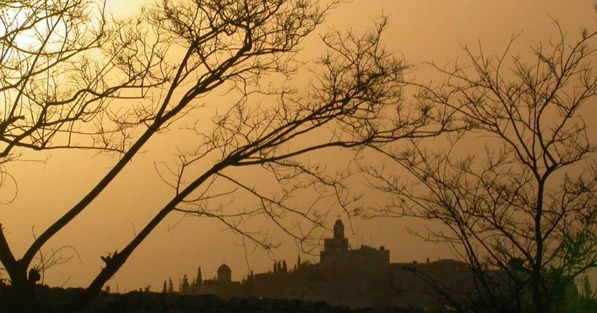 Jerusalem in the evening light