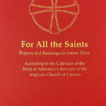 Front of hardcover book "For All the Saints"