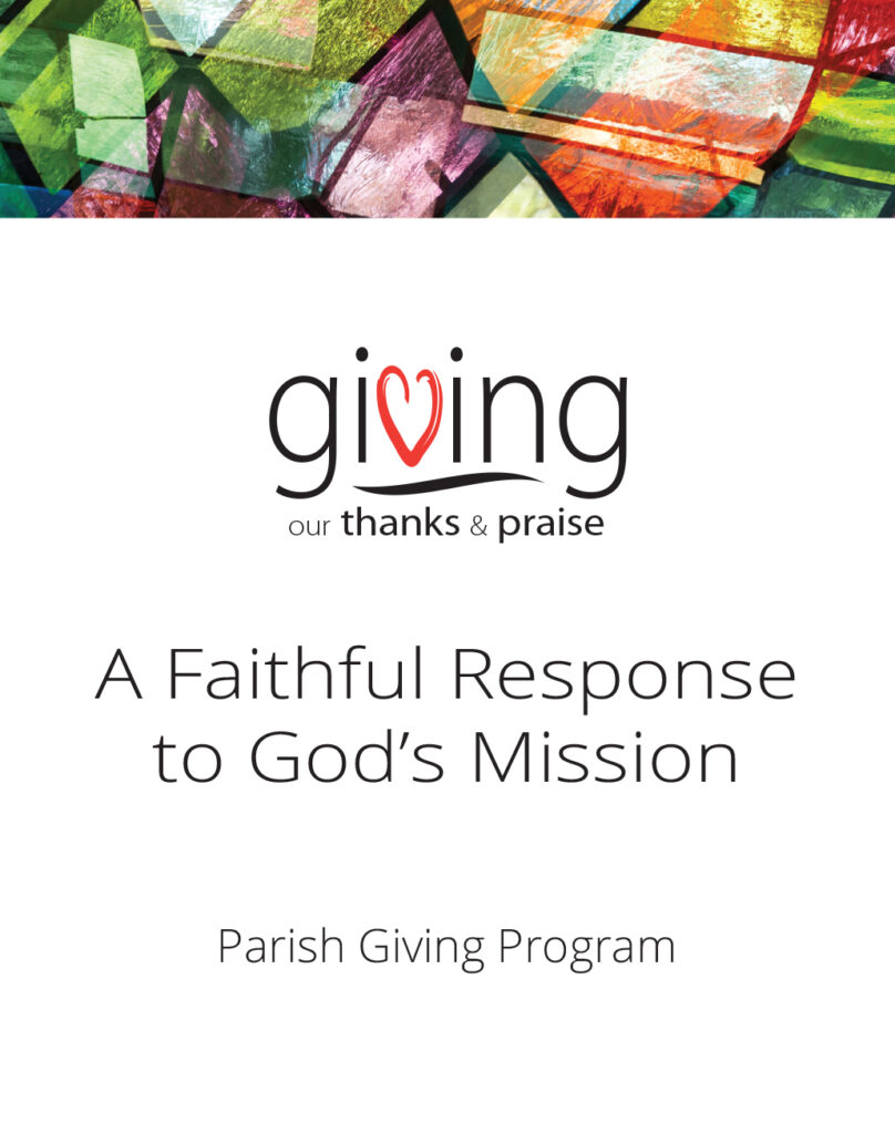 Cover page of the Giving our Thanks & Praise program guide