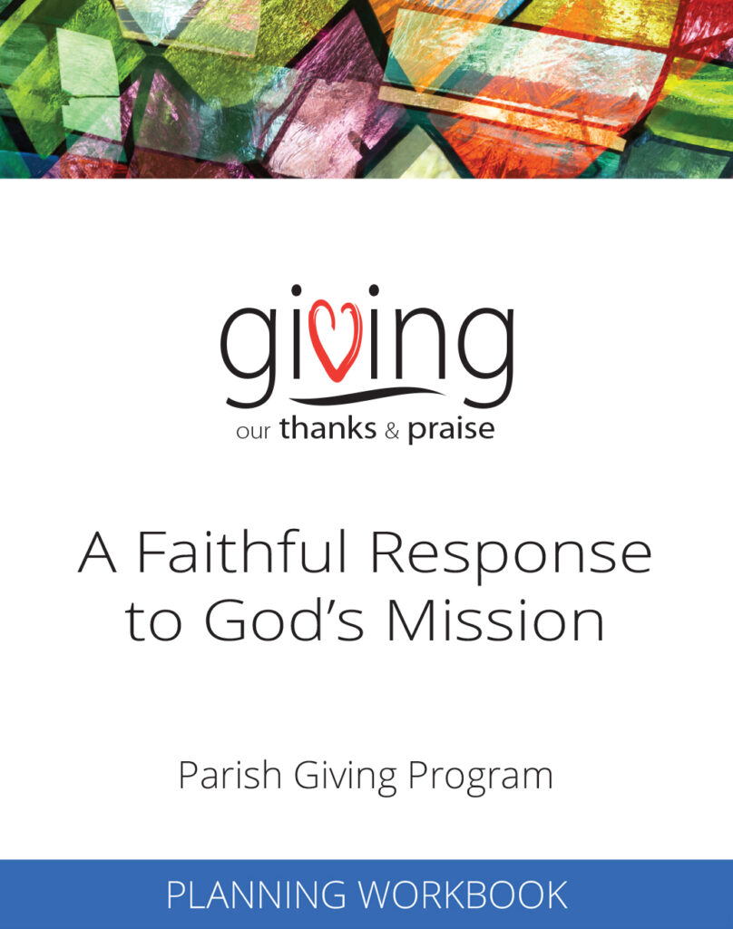 Cover page of the Giving our Thanks & Praise planning workbook