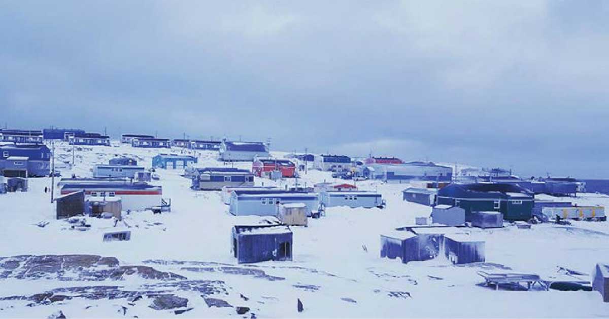 Overview photo of the village of IIvujivik