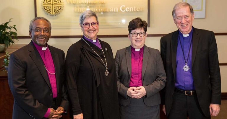 (L-R): Presiding Bishop Michael Curry