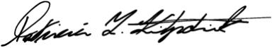[signed] Patricia G. Kirkpatrick