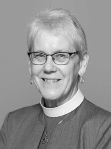 Black and white headshot of the Most Rev. Linda Nicholls