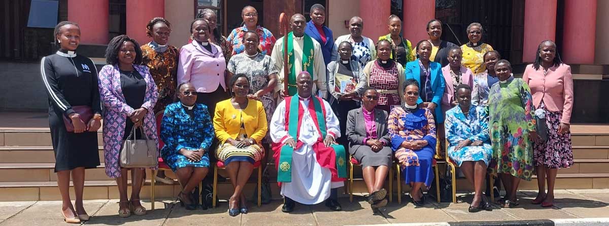 Group shot of priests and lay people.