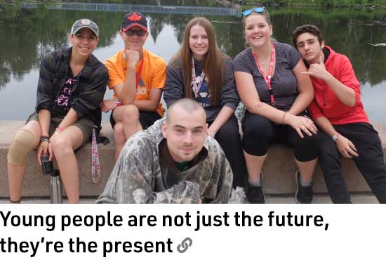 Young people are not just the future, they're the present